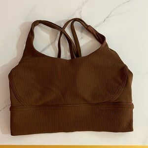 Lululemon ribbed medium support sports bra
